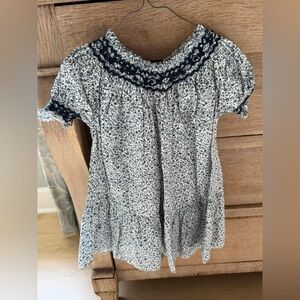 Sea New York Blue and White Kids Dress